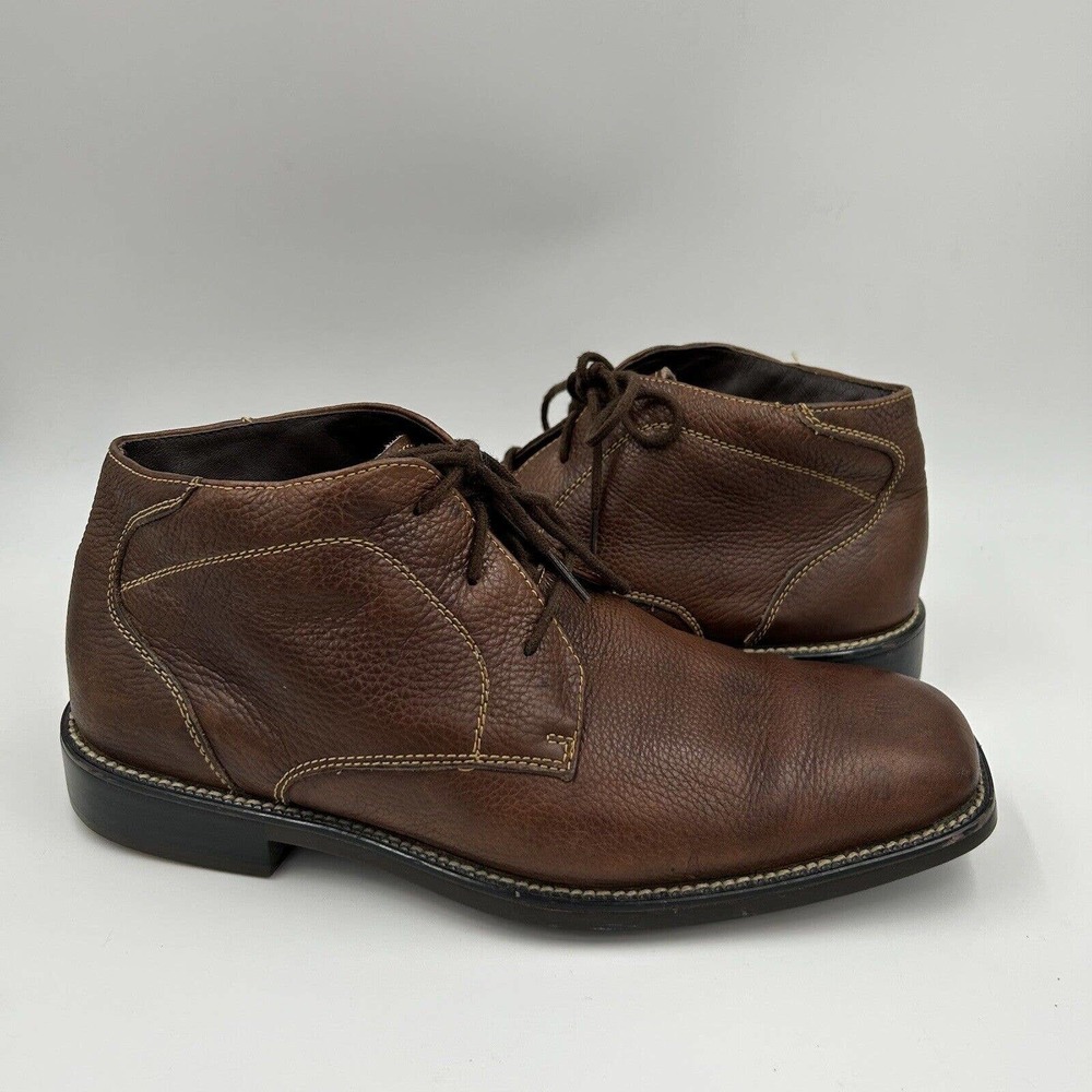 Alfani Chukka Boots Mens 8.5M Brown Soft Leather Lace Up 09-94848